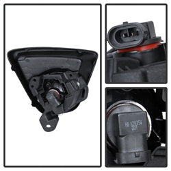 Spyder Auto 5080264 OEM Fog Lights; w/Universal Switch; Clear; - Truck Part Superstore