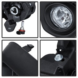 Spyder Auto 5080264 OEM Fog Lights; w/Universal Switch; Clear; - Truck Part Superstore