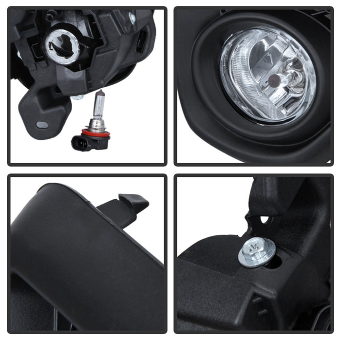 Spyder Auto 5080264 OEM Fog Lights; w/Universal Switch; Clear; - Truck Part Superstore