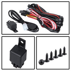 Spyder Auto 5080264 OEM Fog Lights; w/Universal Switch; Clear; - Truck Part Superstore