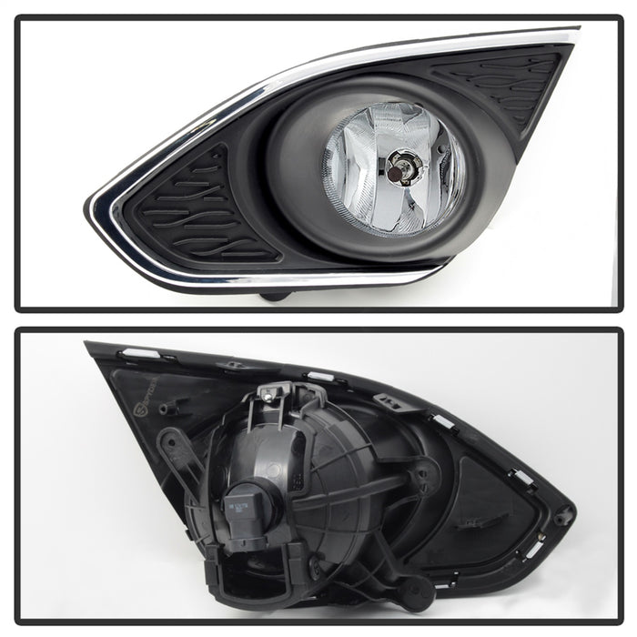 Spyder Auto 5080288 OEM Fog Lights; w/Universal Switch; Clear; - Truck Part Superstore