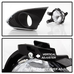 Spyder Auto 5080288 OEM Fog Lights; w/Universal Switch; Clear; - Truck Part Superstore