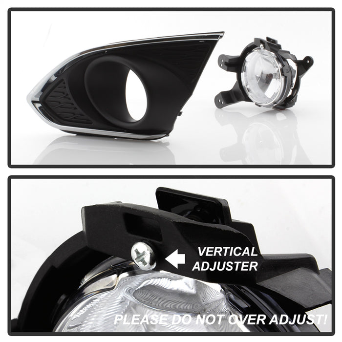 Spyder Auto 5080288 OEM Fog Lights; w/Universal Switch; Clear; - Truck Part Superstore