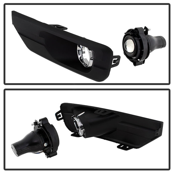 Spyder Auto 5080318 OEM Fog Lights; w/Universal Switch; Clear; - Truck Part Superstore