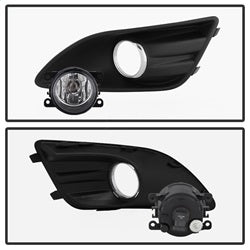 Spyder Auto 5080332 OEM Fog Lights; w/Universal Switch; Clear; - Truck Part Superstore