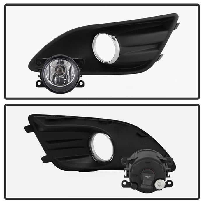Spyder Auto 5080332 OEM Fog Lights; w/Universal Switch; Clear; - Truck Part Superstore