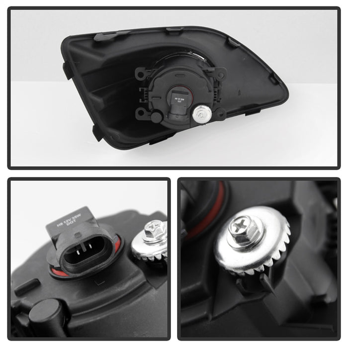 Spyder Auto 5080332 OEM Fog Lights; w/Universal Switch; Clear; - Truck Part Superstore