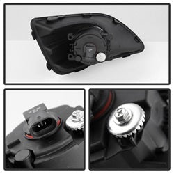 Spyder Auto 5080332 OEM Fog Lights; w/Universal Switch; Clear; - Truck Part Superstore
