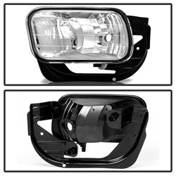 Spyder Auto 5080363 OEM Fog Lights; w/o Switch; Incl. Metal Bracket; Clear; - Truck Part Superstore