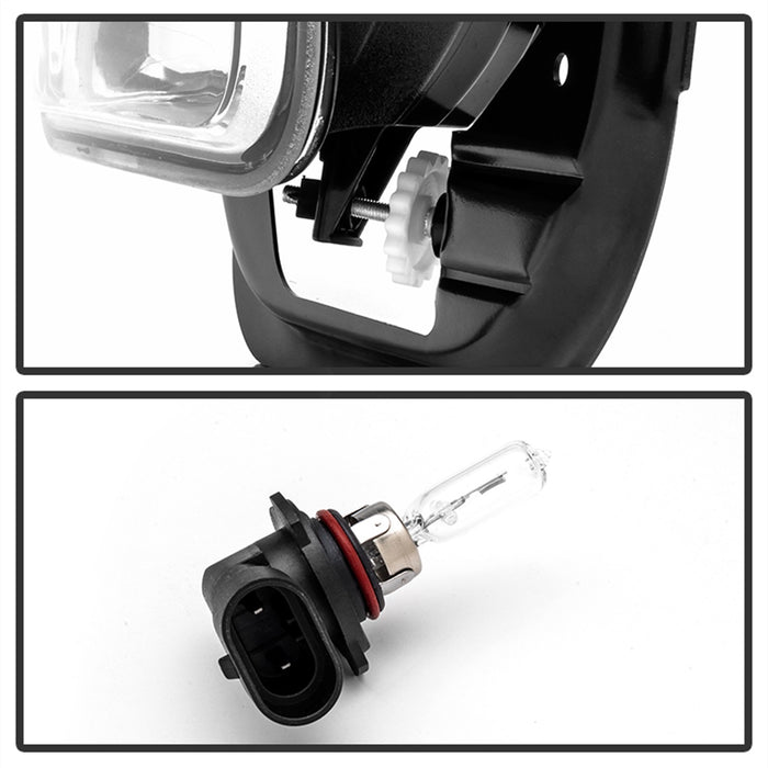 Spyder Auto 5080363 OEM Fog Lights; w/o Switch; Incl. Metal Bracket; Clear; - Truck Part Superstore