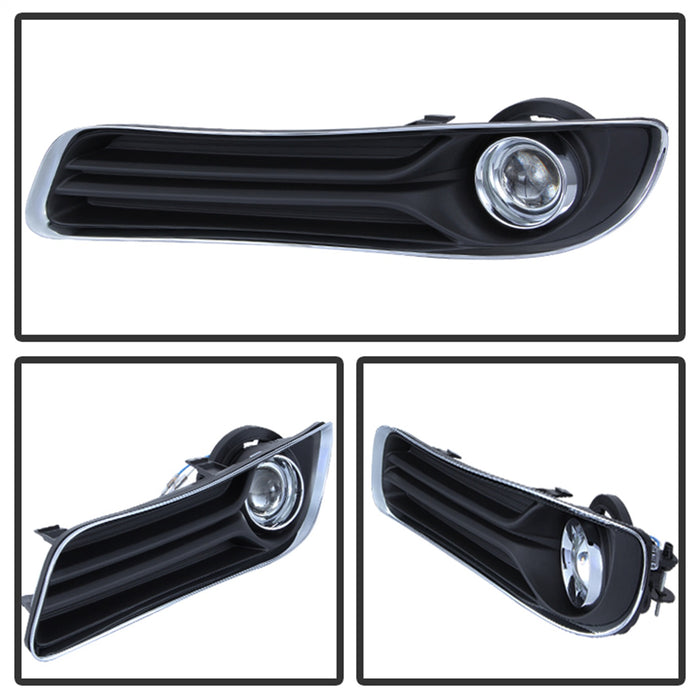 Spyder Auto 5080394 OEM Fog Lights; w/Universal Switch; Clear; - Truck Part Superstore