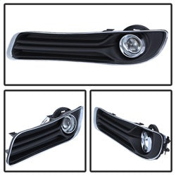 Spyder Auto 5080394 OEM Fog Lights; w/Universal Switch; Clear; - Truck Part Superstore