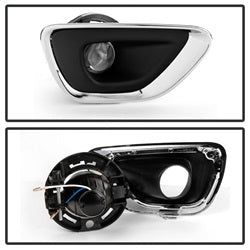 Spyder Auto 5080424 OEM Fog Lights; w/Universal Switch; Clear; - Truck Part Superstore