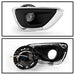Spyder Auto 5080424 OEM Fog Lights; w/Universal Switch; Clear; - Truck Part Superstore