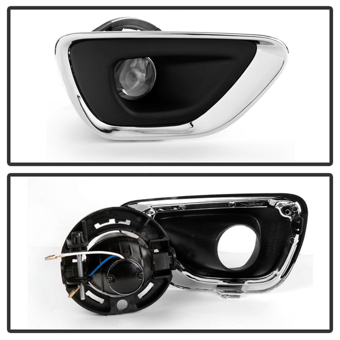 Spyder Auto 5080424 OEM Fog Lights; w/Universal Switch; Clear; - Truck Part Superstore