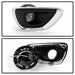 Spyder Auto 5080424 OEM Fog Lights; w/Universal Switch; Clear; - Truck Part Superstore