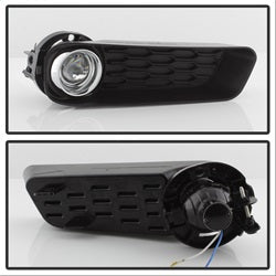 Spyder Auto 5080431 OEM Fog Lights; w/Universal Switch; Clear; - Truck Part Superstore