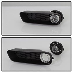 Spyder Auto 5080431 OEM Fog Lights; w/Universal Switch; Clear; - Truck Part Superstore
