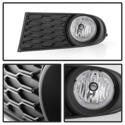 Spyder Auto 5080448 OEM Fog Lights; w/Universal Switch; Clear; - Truck Part Superstore