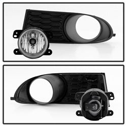 Spyder Auto 5080448 OEM Fog Lights; w/Universal Switch; Clear; - Truck Part Superstore