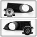Spyder Auto 5080448 OEM Fog Lights; w/Universal Switch; Clear; - Truck Part Superstore