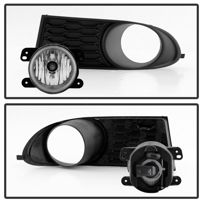 Spyder Auto 5080448 OEM Fog Lights; w/Universal Switch; Clear; - Truck Part Superstore