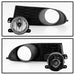 Spyder Auto 5080448 OEM Fog Lights; w/Universal Switch; Clear; - Truck Part Superstore