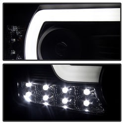 Spyder Auto 5080523 DRL Projector Headlights; Light Bar DRL; Black; - Truck Part Superstore