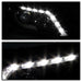 Spyder Auto 5080530 DRL Projector Headlights; Light Bar Style; Black; - Truck Part Superstore