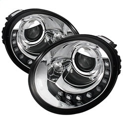 Spyder Auto 5080554 DRL Projector Headlights; Chrome; - Truck Part Superstore