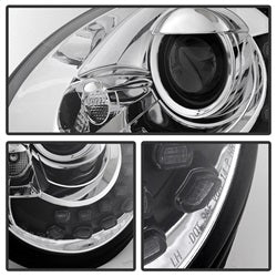 Spyder Auto 5080554 DRL Projector Headlights; Chrome; - Truck Part Superstore