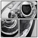 Spyder Auto 5080554 DRL Projector Headlights; Chrome; - Truck Part Superstore