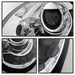 Spyder Auto 5080554 DRL Projector Headlights; Chrome; - Truck Part Superstore
