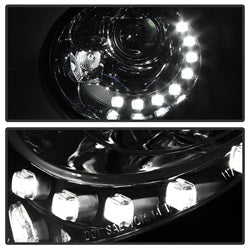 Spyder Auto 5080554 DRL Projector Headlights; Chrome; - Truck Part Superstore