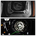 Spyder Auto 5080578 DRL LED Projector Headlights; Black Stripe; Black; - Truck Part Superstore