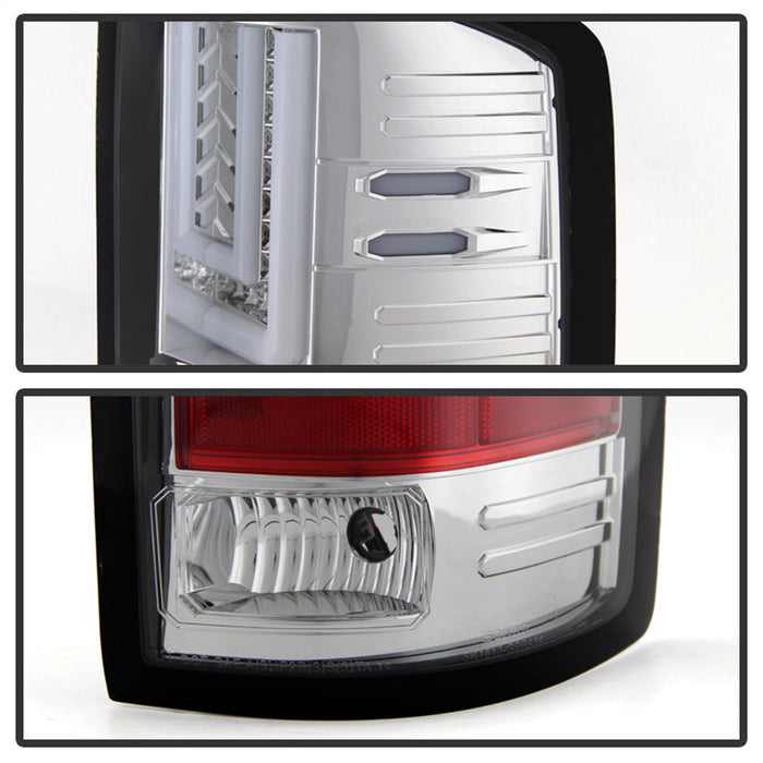 Spyder Auto 5080653 LED Tail Lights; Chrome; - Truck Part Superstore