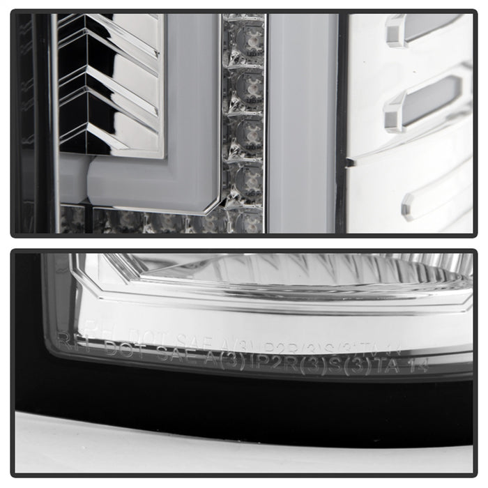 Spyder Auto 5080653 LED Tail Lights; Chrome; - Truck Part Superstore