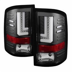 Spyder Auto 5080660 LED Tail Lights; Black; - Truck Part Superstore