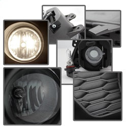 Spyder Auto 5080738 OEM Fog Lights; w/Switch; Smoke; - Truck Part Superstore