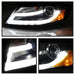 Spyder Auto 5080752 DRL LED Projector Headlights - Truck Part Superstore