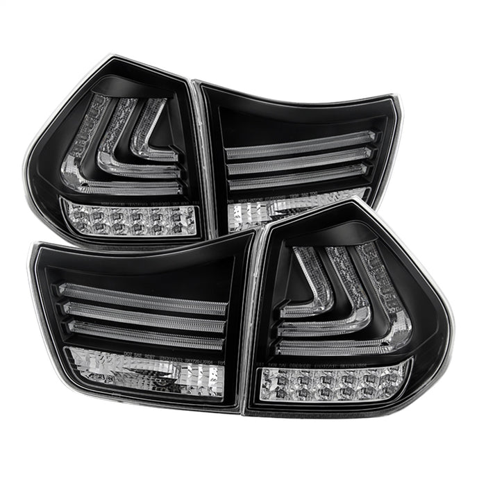 Spyder Auto 5080837 LED Tail Lights; Black; - Truck Part Superstore