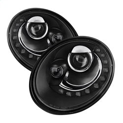 Spyder Auto 5080929 DRL LED Projector Headlights; Black; - Truck Part Superstore