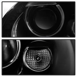 Spyder Auto 5080929 DRL LED Projector Headlights; Black; - Truck Part Superstore