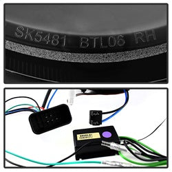 Spyder Auto 5080929 DRL LED Projector Headlights; Black; - Truck Part Superstore