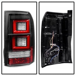 Spyder Auto 5080936 Light Bar LED Tail Lights; Black; - Truck Part Superstore