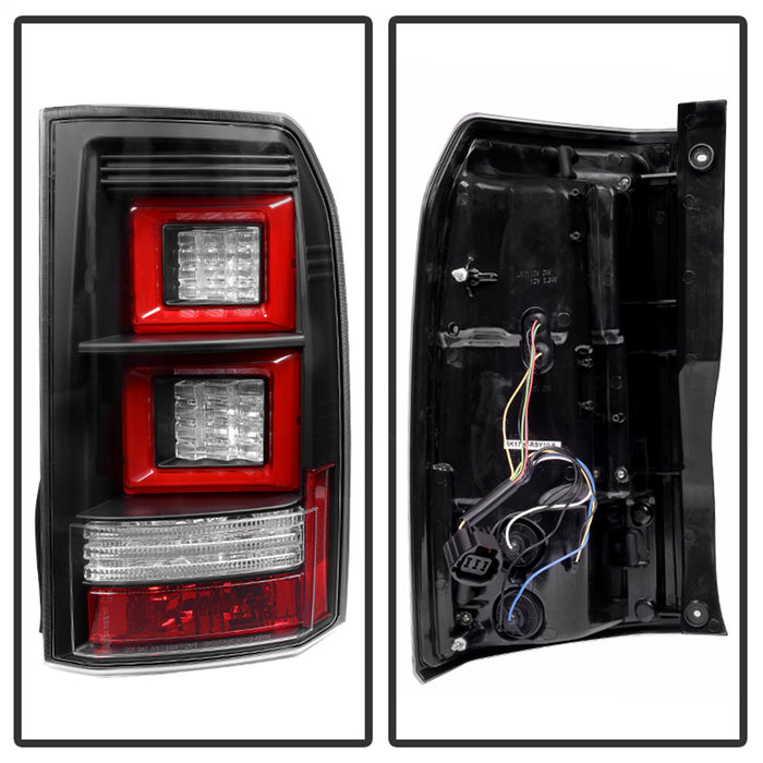Spyder Auto 5080936 Light Bar LED Tail Lights; Black; - Truck Part Superstore