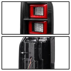 Spyder Auto 5080936 Light Bar LED Tail Lights; Black; - Truck Part Superstore