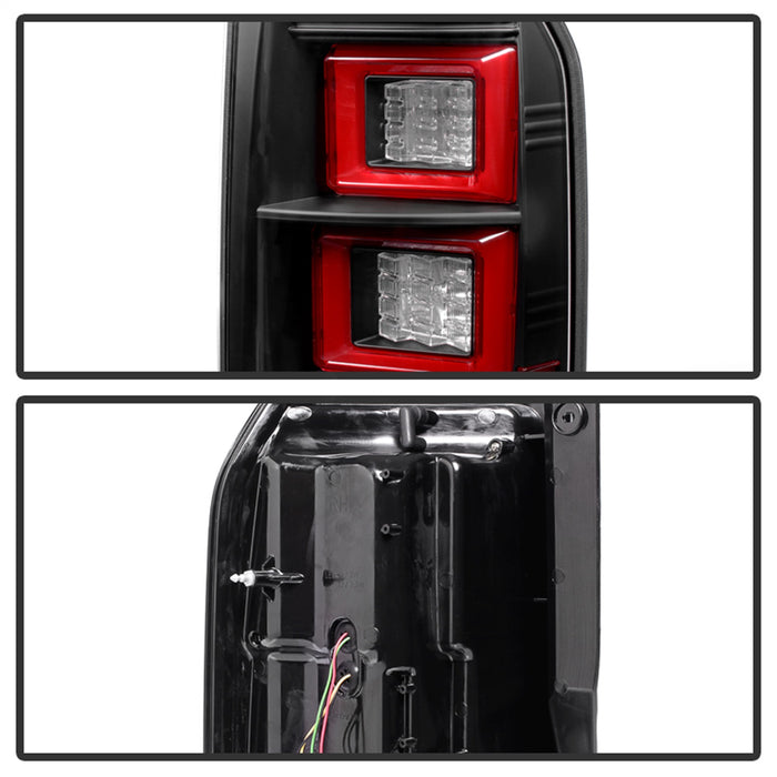 Spyder Auto 5080936 Light Bar LED Tail Lights; Black; - Truck Part Superstore