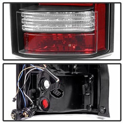 Spyder Auto 5080936 Light Bar LED Tail Lights; Black; - Truck Part Superstore