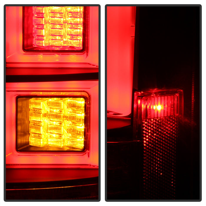 Spyder Auto 5080936 Light Bar LED Tail Lights; Black; - Truck Part Superstore